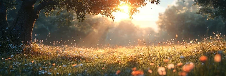 Entspannen und Loslassen, zur Ruhe kommen (wunderschönes Abendstimmungs-Bild)